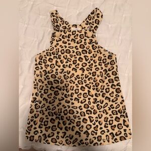Mud Pie Animal Print Corduroy Dress
